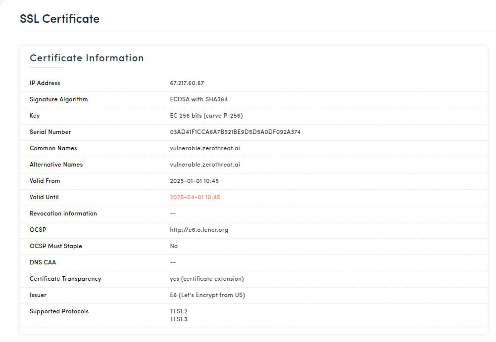 SSL Certificate – Identify Weak or Expired SSL Certificates